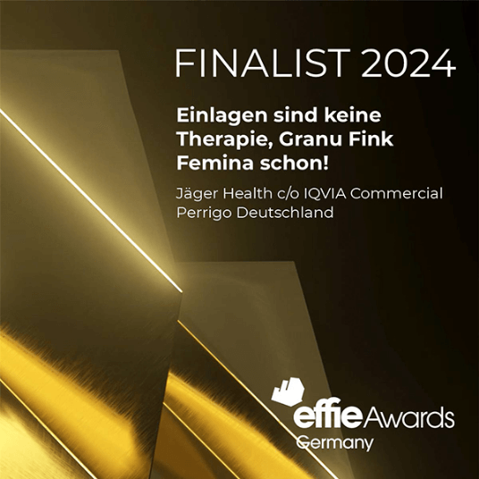 Wir sind Effie Finalist 2024!