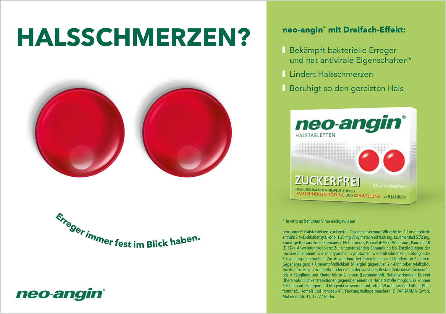 neo-angin Print-Anzeige